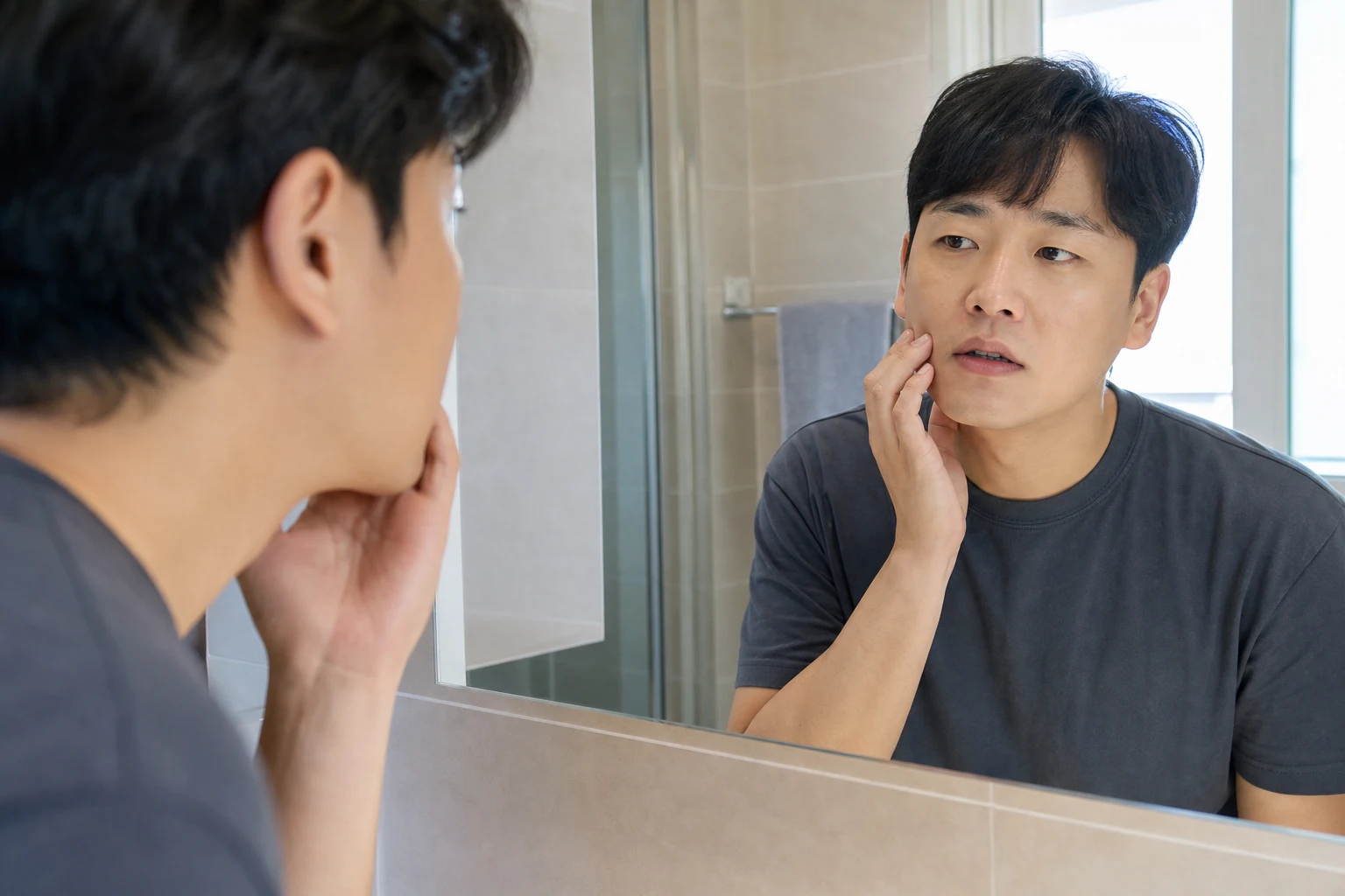 어금니 사이 충치 통증 검사와 관리 안내 장면